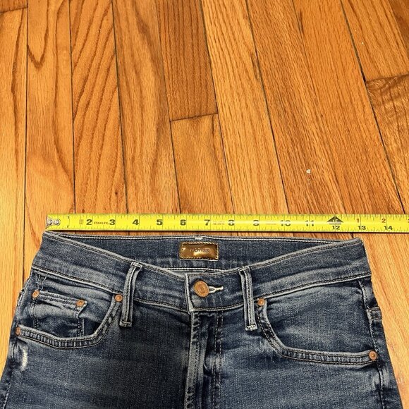 Mother The Insider‎ Crop Step Chew Jean in Dancing on Coals Size 26 - Picture 10 of 10